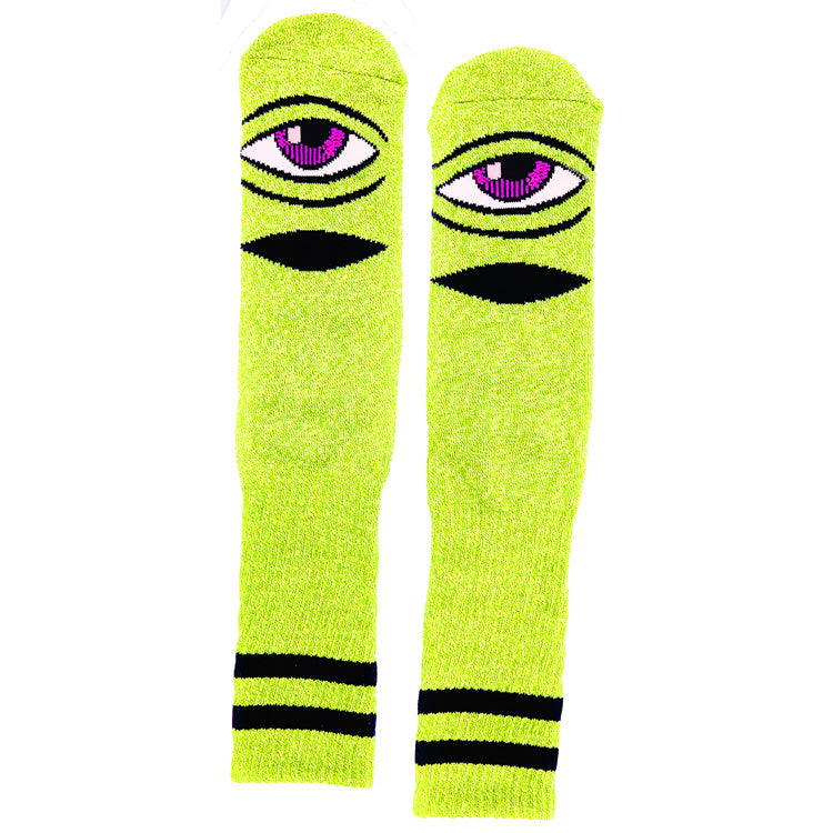 HEATHER SECT EYE SOCK NEON