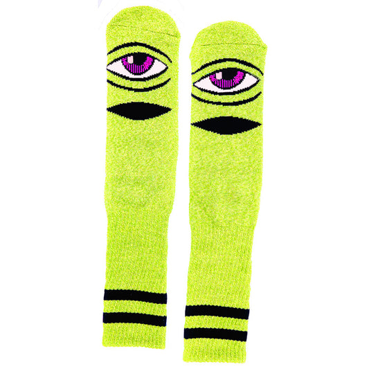 HEATHER SECT EYE SOCK NEON